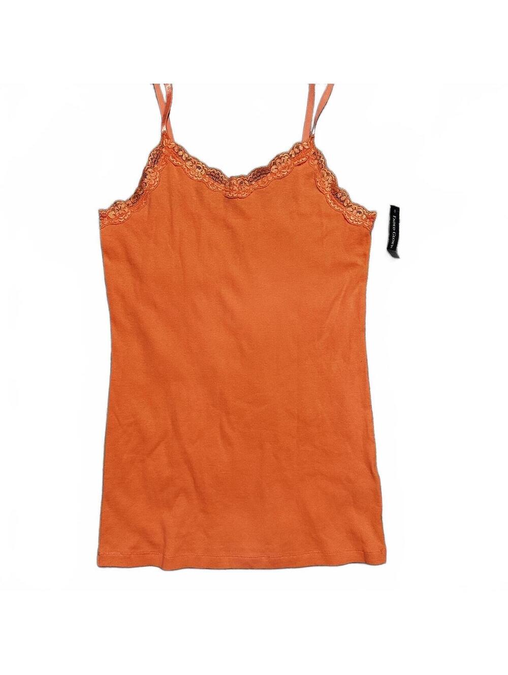 NWT Faded Glory Lace Trim Lined Tank Size Xl